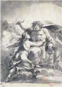 Venus Demandant Vengeance A Jupiter by Antoine-Francois Callet