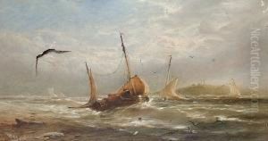 Fishing Boats Going Out by George D. Callow