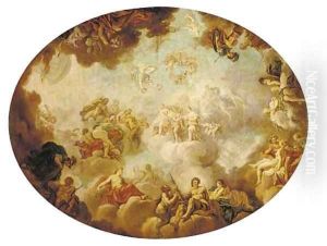 An Assembly of the Gods by Jean-Simon Berthelemy