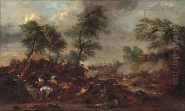 A cavalry skirmish 2 - view 1
