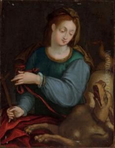 Saint Margaret And The Dragon
