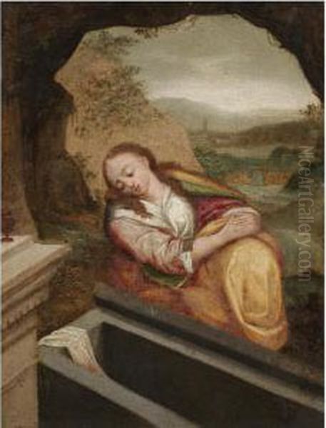 Mary Magdalene In Penitence At The Holy Sepulchre - view 1