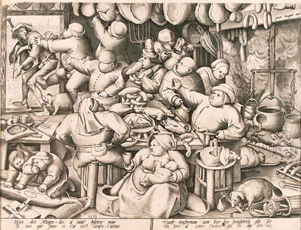The rich Kitchen, by Pieter van der Heyden - view 1