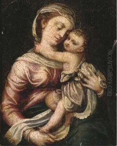 The Madonna And Child by Denys Calvaert