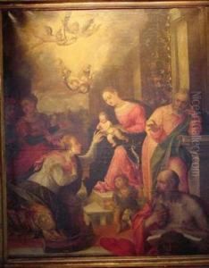 Marriage Of St. Catherine by Denys Calvaert