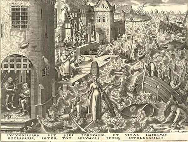 Hope, from The Set of the Seven Virtues, by P. Galle - view 1
