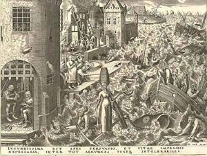 Hope, from The Set of the Seven Virtues, by P. Galle by Pieter the Elder Bruegel