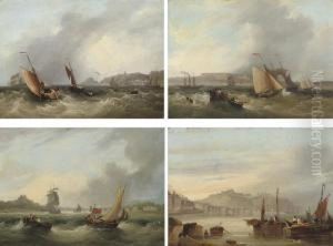 Ports Of The English Channel Comprising Folkestone, Ramsgate, Cowesand Dover
