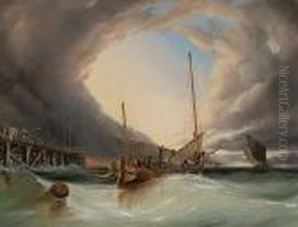 Off Ramsgate In A Swell - view 1