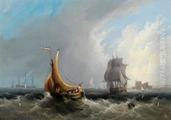Vessels Off Calshot Castle - view 1