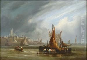 Unloading The Catch by Frederick Calvert