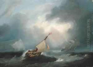 Shipping In A Squall Off The Needles Shipping In A Squall Off The Needles