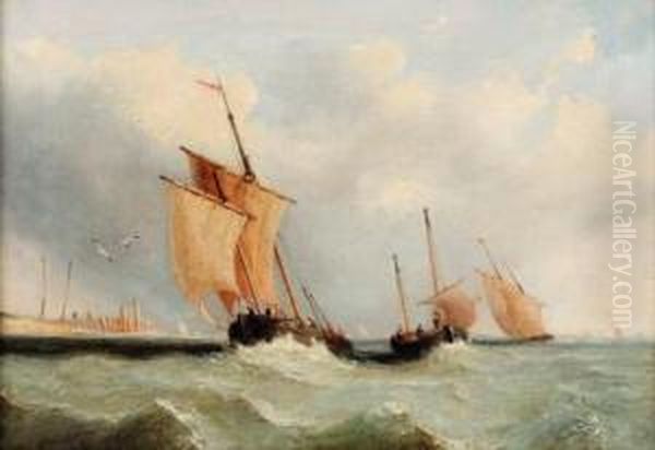 Fishing Craft Heading Out To Sea - view 1