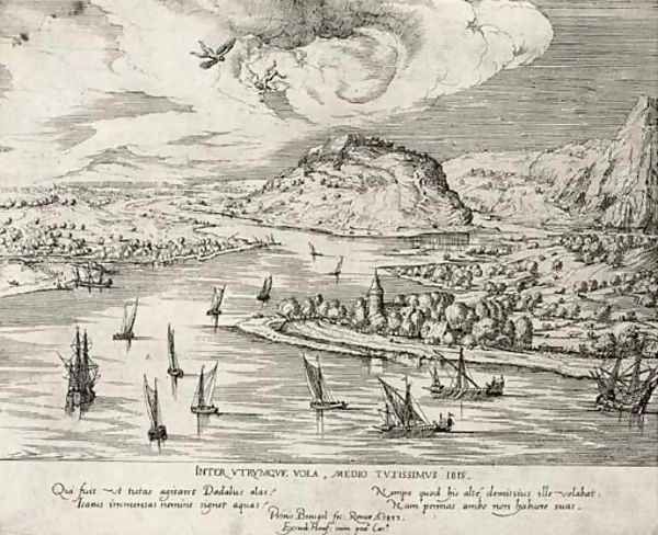 River Landscape with the Fall of Icarus - view 1