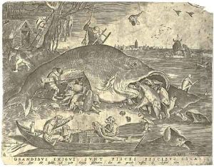 The large Fishes devouring the small Fishes, by P. Van der Heyden