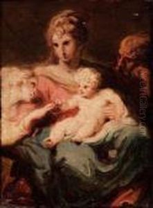 Sacra Famiglia by Jacopo Alessandro Calvi Il Sordino
