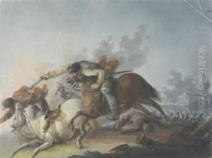 A Cavalry Encounter by Antonio Calza