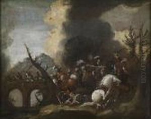 Battaglia Tra Cavalieri Cristiani E Turchi