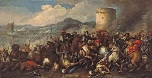 The Siege Of Jerusalem by Antonio Calza