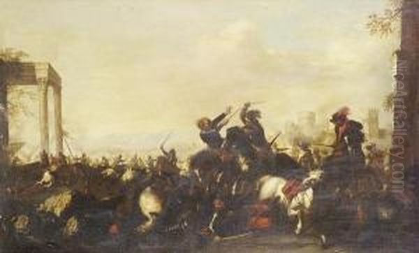A Cavalry Skirmish - view 1