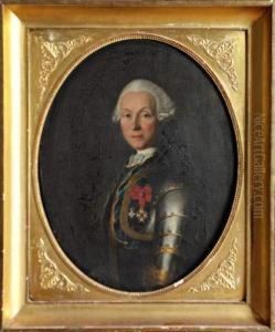 < Portrait D'un Chevalier En Armure >. by Charles Camarroque