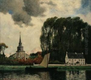 Eglise De Bavo Sur Meuse Belgique