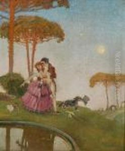 Idillio Al Chiar Di Luna by Paul Glauco Cambon