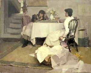 Domino by Frank Bramley