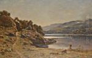 Highland Cattle Watering by Duncan Cameron
