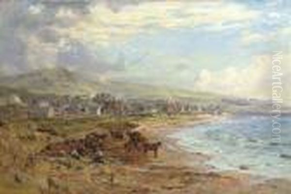Gathering Seaweed, Helmsdale - view 1