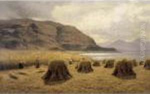 Harvest At Loch Carron, Ross-shire by Duncan Cameron