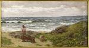 Gathering Kelp by Hugh Cameron