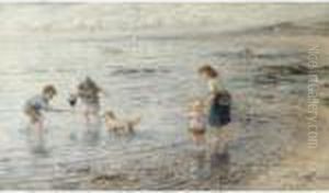 The Timid Bather, Largo Bay by Hugh Cameron