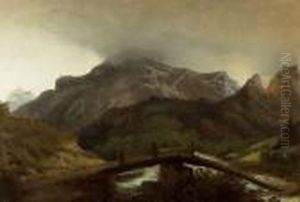 Valle Di Locana E Fiume Orco by Giuseppe Camino