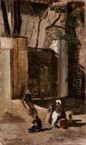 Vicolo Con Figurine
