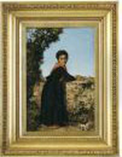 Contadinella Con Gatto - view 1