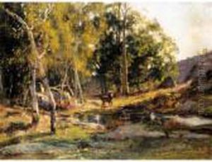 Cervo Allo Stagno by Michele Cammarano