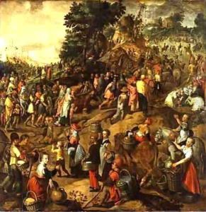 Christ Carrying the Cross by Joachim Bueckelaer