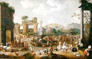 A Market in Italy by Peeter van Bredael