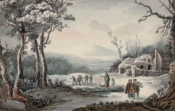 Dublin Mountains In The Snow - view 1