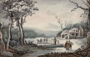 Dublin Mountains In The Snow by John Henry Campbell