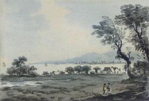Figures By An Sea Lough by John Henry Campbell