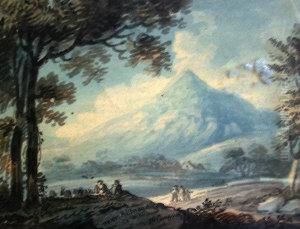 'near Killnecarig Co Wicklow'; 
Watercolour, Signed, Bears 'the Ruskin Gallery Ltd, Label To The 
Reverse, 12x16cm by John Henry Campbell