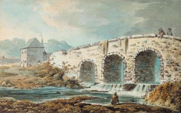 Bridge Over The River Dodder, Upper Rathmines - view 1