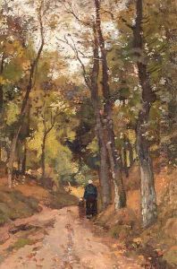 De Holle Weg, Wageningen by Theophile Emile Achille De Bock
