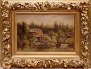Fishing By The Mill by Thomas, of Pall Mall Butler