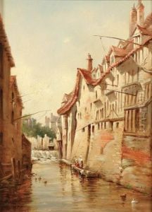 Laundry Day In Normandy by Thomas, of Pall Mall Butler