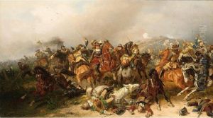 In The Midst Of Battle by Wilhelm Camphausen