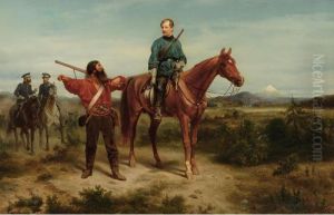 Michael Strogoff, Courier To Tsar Alexander Ii by Wilhelm Camphausen
