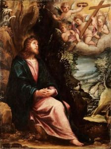 Cristo Nell'orto Degli Ulivi by Bernardino Campi